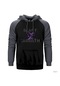 Black Sabbath Blink Gri Reglan Kol Kapşonlu Sweatshirt Gri