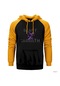 Black Sabbath Blink Sarı Reglan Kol Kapşonlu Sweatshirt Sarı