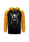 Black Sabbath Guitars Sarı Reglan Kol Kapşonlu Sweatshirt Sarı