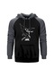 Black Sabbath Logo Gri Reglan Kol Kapşonlu Sweatshirt Gri (528680434) Gri