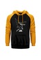 Black Sabbath Logo Sarı Reglan Kol Kapşonlu Sweatshirt Sarı (528680503) Sarı