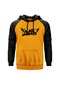 Black Sabbath Logo Sarı Reglan Kol Unisex Sweatshirt Hoodie Sarı