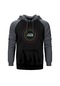 Bloc Party Four Gri Reglan Kol Kapşonlu Sweatshirt Gri