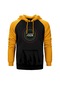 Bloc Party Four Sarı Reglan Kol Kapşonlu Sweatshirt Sarı