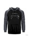 Bmw Angel Lights Gri Reglan Kol Kapşonlu Sweatshirt Gri