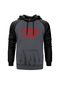Cannibal Corpse Logo Gri Reglan Kol Kapşonlu Sweatshirt Gri