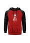Chopper Bw Kırmızı Reglan Kol Kapşonlu Sweatshirt Kırmızı (551881570)