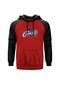 Cleveland Cavaliers Logo Kırmızı Reglan Kol Unisex Sweatshirt Kırmızı