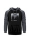 Darkthrone Panzerfaust Gri Reglan Kol Kapşonlu Sweatshirt Gri