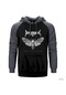 Death Angel The Evil Divide Gri Reglan Kol Kapşonlu Sweatshirt Gri