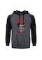 Death Symbolic Gri Reglan Kol Kapşonlu Sweatshirt Gri (551879383) Gri