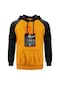Death Symbolic Sarı Reglan Kol Kapşonlu Sweatshirt Sarı (551879386) Sarı