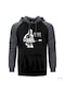 Dire Straits Concert Gri Reglan Kol Kapşonlu Sweatshirt Gri