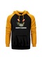 Disturbed Teeth And Eyes Sarı Reglan Kol Kapşonlu Sweatshirt Sarı