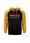 Diyetisyen Sarı Reglan Kol Kapşonlu Sweatshirt Sarı