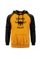 Drone Pilot 2 Sarı Reglan Kol Unisex Sweatshirt Hoodie Sarı