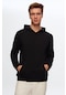 Ds Damat Relaxed Fit Siyah Pamuklu Logo Baskılı Sweatshirt 8hce2ort01001