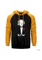 Einstein Emc2 Sarı Reglan Kol Kapşonlu Sweatshirt Sarı