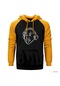 Einstein Lined Sarı Reglan Kol Kapşonlu Sweatshirt Sarı