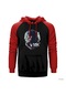Eminem 8Mil Kırmızı Reglan Kol Kapşonlu Sweatshirt Kırmızı