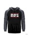 Eminem Shady Made Me Gri Reglan Kol Kapşonlu Sweatshirt Gri