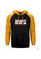 Eminem Shady Made Me Sarı Reglan Kol Kapşonlu Sweatshirt Sarı