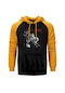 Emperor Wrath Of The Tyrant Sarı Reglan Kol Kapşonlu Sweatshirt Sarı (549442504)