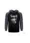 Ensiferum Markus Toivonen Gri Reglan Kol Kapşonlu Sweatshirt Gri