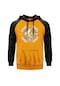 Ensiferum Skull Sarı Reglan Kol Unisex Sweatshirt Hoodie Sarı