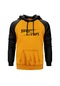 Ferrari Incision Sarı Reglan Kol Unisex Sweatshirt Hoodie Sarı