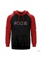 Focus Kırmızı Reglan Kol Kapşonlu Sweatshirt Kırmızı (509947896) Kırmızı