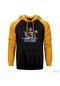 Fortnite Team 2 Sarı Reglan Kol Kapşonlu Sweatshirt Sarı