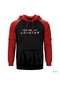 Friends You Are My Lobster Kırmızı Reglan Kol Kapşonlu Sweat Kırmızı