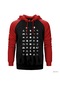 Gezgin Kırmızı Reglan Kol Kapşonlu Sweatshirt Kırmızı