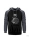 Gojiro From To Sirius Gri Reglan Kol Kapşonlu Sweatshirt Gri