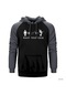 Guitar Know Your Gear Gri Reglan Kol Kapşonlu Sweatshirt Gri