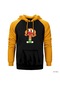 Gumball Darwin Sarı Reglan Kol Kapşonlu Sweatshirt Sarı
