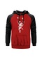 Hellsing Ultimate Cross Kırmızı Reglan Kol Unisex Sweatshirt Kırmızı