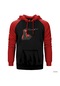 Hellsing Ultimate Gun Kırmızı Reglan Kol Kapşonlu Sweatshirt Kırmızı
