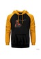 Hellsing Ultimate Gun Sarı Reglan Kol Kapşonlu Sweatshirt Sarı