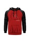 I Found It Kırmızı Reglan Kol Unisex Sweatshirt Hoodie Kırmızı