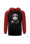 Ice Cube Bw Kırmızı Reglan Kol Kapşonlu Sweatshirt Kırmızı