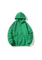 Ikkb Yeni Kore Tarzı Gündelik Erkek Kapüşonlu Sweatshirt Yeşil