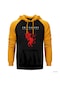 In Flames Sarı Reglan Kol Kapşonlu Sweatshirt Sarı (509939969) Sarı