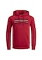 Jack & Jones Kapüşonlu Logolu Sweatshirt- Corplogo 12152840 - 1 True Red