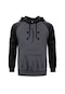 Karar Ver Smile Gri Reglan Kol Unisex Sweatshirt Hoodie Gri