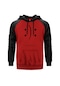 Karar Ver Smile Kırmızı Reglan Kol Unisex Sweatshirt Hoodie Kırmızı