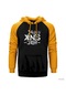 King Crew Pmc Sarı Reglan Kol Kapşonlu Sweatshirt Sarı