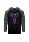 Kobe Bryant Mamba Gri Reglan Kol Kapşonlu Sweatshirt Gri