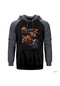 Ktm Rc16 Gri Reglan Kol Kapşonlu Sweatshirt Gri